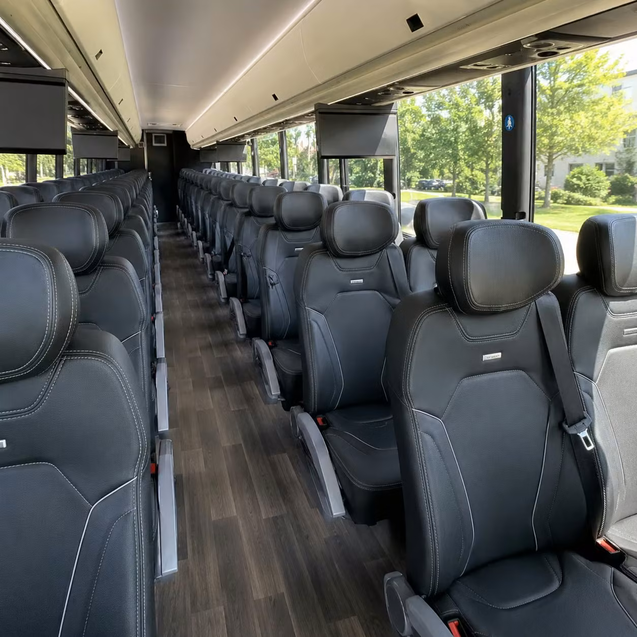 colorado springs charter bus interior