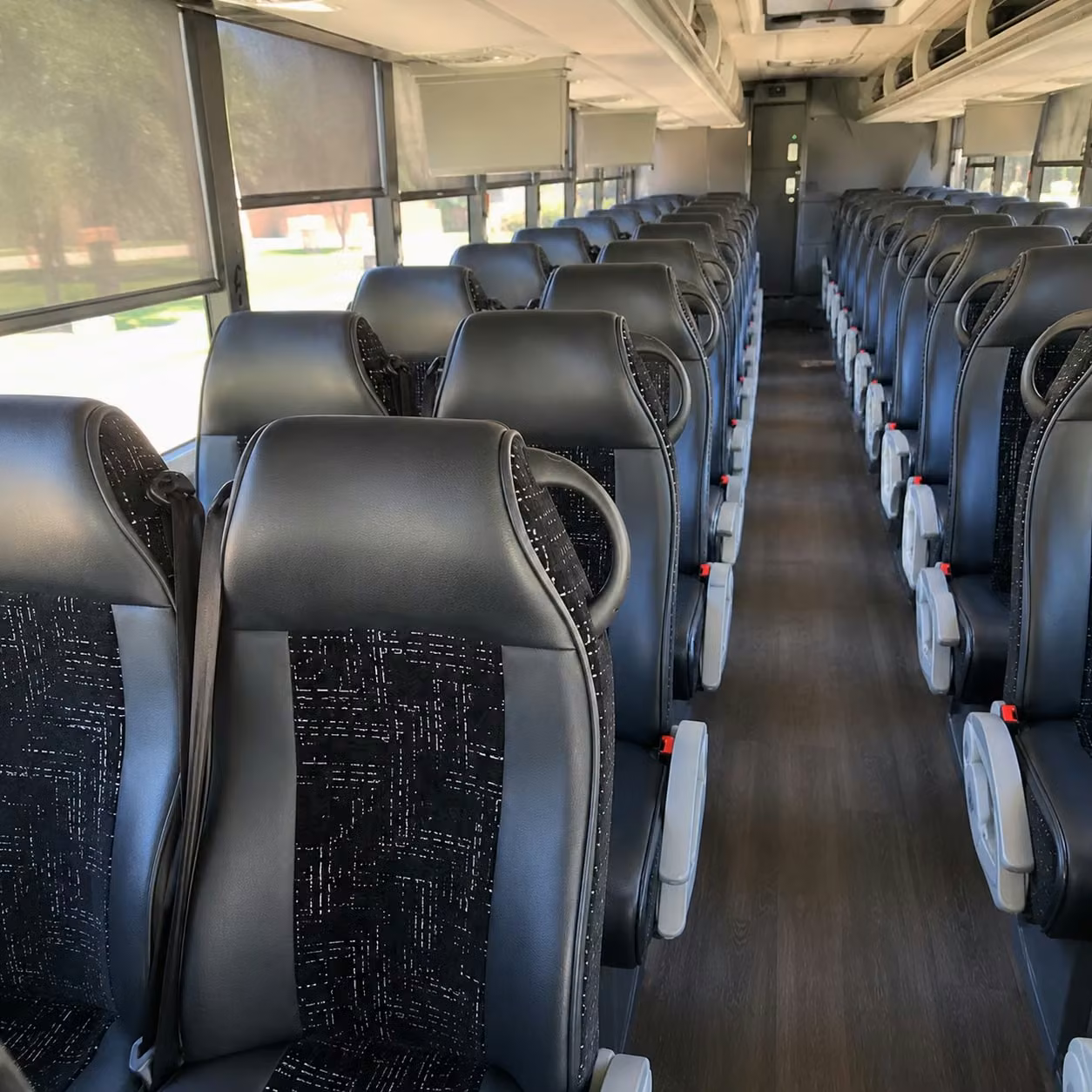 colorado springs charter bus rental inside
