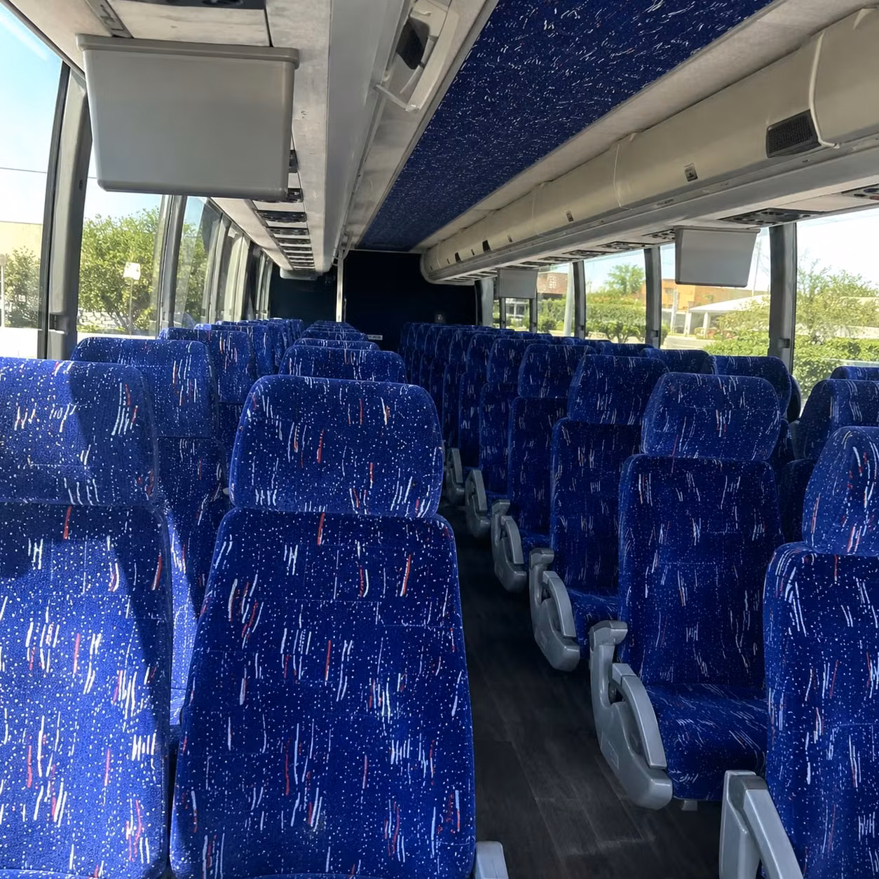 colorado springs charter bus rental interior